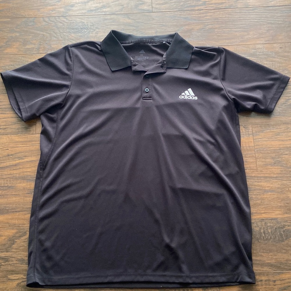 Black Adidas polo shirt - Picture 1 of 1